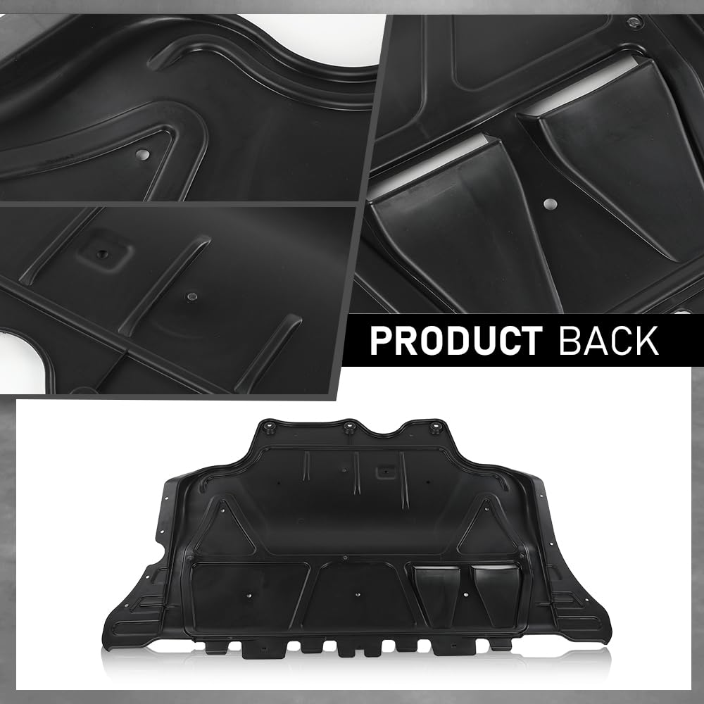 G-PLUS Front Engine Splash Shield Compatible with VW Volkswagen Golf 2015-2018 VW1228137, 3Q0825236D