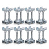 G-PLUS 8pcs Mini Coil Spring Compressor Adjustable Struts Shocks Adjuster Tools