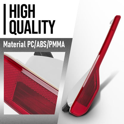 G-PLUS Left Rear Bumper Tail Light Shell Compatible with Volvo XC40 2018-2023 31656865 Red