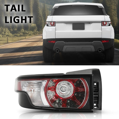 G-PLUS Tail Light Rear Brake Lamp Left Driver Side Compatible with Land Range Rover Evoque 2011-2015 Luces Traseras Rear Brake Lamps Assembly