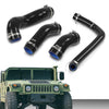 G-PLUS Black Radiator Hose Set Fit for HMMWV & Humvee 12339160 12339159 12339162 12340046