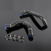 G-PLUS Silicone Coolant Hose Kit Clamps Compatible With 1967-1980 V8 Cleveland Engine F Series Pickups /V8 Broncos,2PCS Black