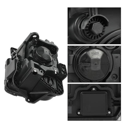 G-PLUS HID/Xenon Projector Headlight w/o Ballast & D3S Bulb Compatible with Chevy Blazer 2019-2021/Not Fit Model w/Factory LED Headlamp Clear Lens Black Housing Right Bumper Headlamps,faros delanteros