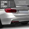 G-PLUS Rear Diffuser Compatible with BMW 3 Series F30 F31 M Sport Model 2012-2019 Only Fit Model with M Sport Bumper, Not Fit Regular Bumper Rear Bumper Diffuser Lip Glossy Black