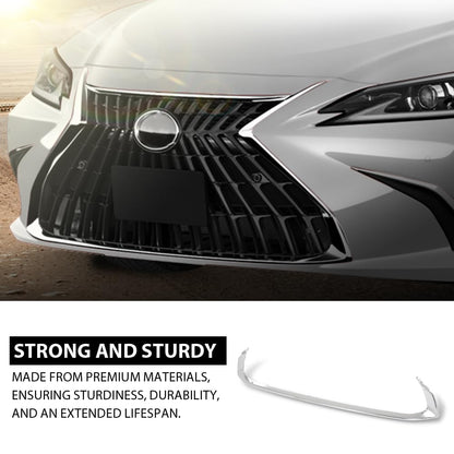 G-PlUS Front Bumper Lower Grille Trim Molding Chrome Fit LX ES250 2021-2024, ES300h ES350 2019-2024, Fit Model W/O F-sport Package Only LX1216106, 5312206090, 53122-06090, 53122 06090