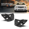 G-PLUS Rear Bumper-Inner Bracket Left & Right Compatible with Cadillac SRX 2010-2016 20904549, 20904550 Black