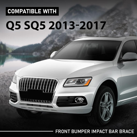 G-PLUS Front Center Bumper Retainer Bracket Support, Compatible with Audi Q5 2013 2014 2015 2016 2017, 8R0807333A