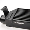 Twin Intercooler + Blue Hose Kit Black Compatible With VW VOLKSWAGEN Golf R GTI MK7 Upgrade