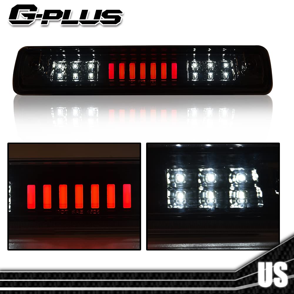 G-PLUS Rear High Mount 3RD Third I Brake Light Stop Tail light Lamp Compatible with 2015-2018 Colorado/Canyon GM25971002 52019397 Rear Cab Roof Tail Center Lamp