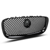 G-PLUS Front Center Upper Mesh Grille W/Emblem Compatible with Jaguar XF XFR 2012-2015 Gloss Black Grill