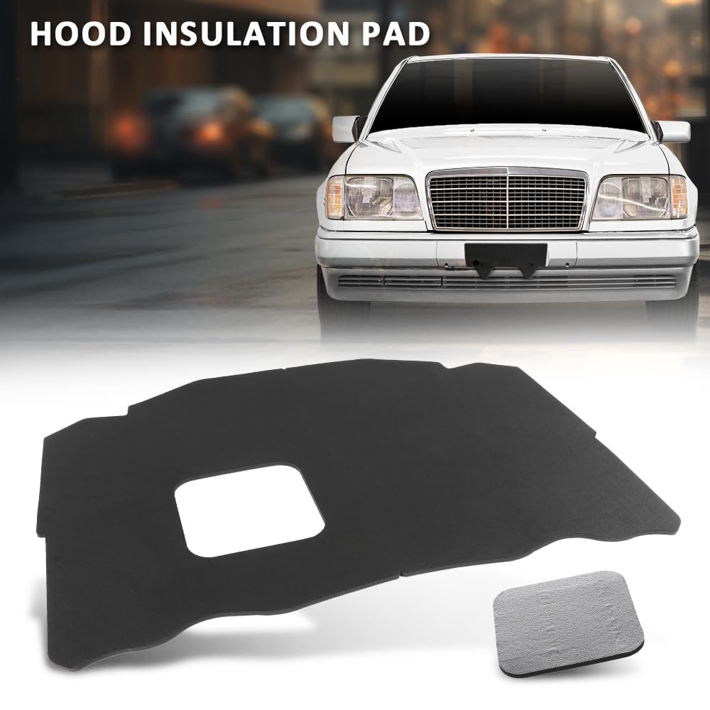 G-PLUS Hood Insulation Pad Compatible with Benz W124 E Class 1990-1995,Fit Benz 300CE 300E 300TE 1990-1993,Fit Benz 400E 500E 1992-1993 1246820726