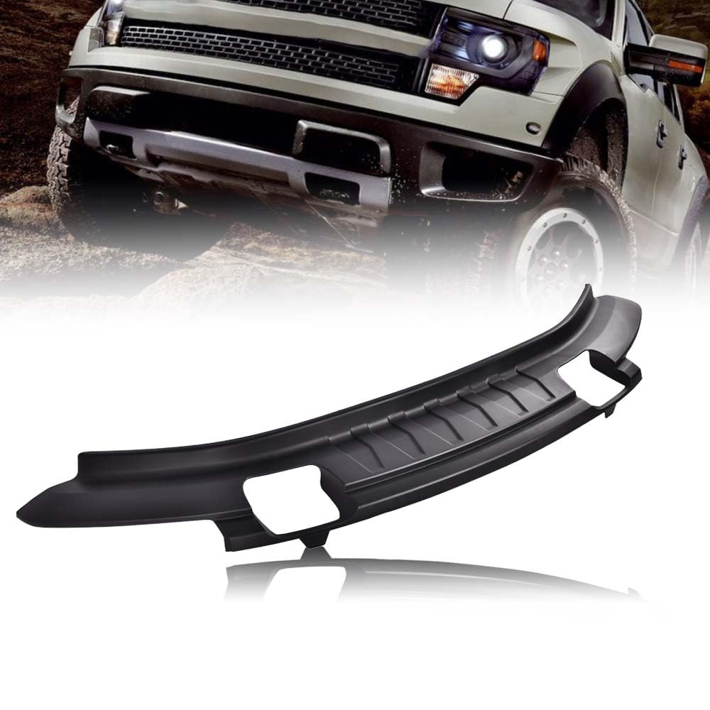 G-PLUS Front Bumper Lower Valance Compatible with 2009-2014 Ford F150 4WD,Textured Valance Panel Front Lower Bumper with Fog Light Holes FO1095228C 9L3Z17626B