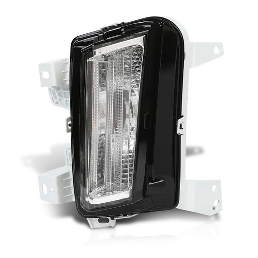 G-PLUS Halogen Front Parking Signal Light Corner Left Side Compatible with Cadillac XT5 (submodel: Base, Luxury, Platinum, Premium Luxury) 2017 2018 2019 84496127, GM2530136 White