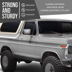 G-PLUS Floor Mats 2PCS for Ford F100 F150 F250 F350 Bronco 1967-1979 Metal Style Additional Angle