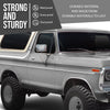 G-PLUS Galvanised Front Floor Mat Fit Ford F100 F150 F250 F350 1967-1979 / Bronco 1978-1979 1st Row Truck Accessories Cargo Liners All Weather Protection 2PCS Sliver Alfombras para Carro