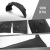 G-PLUS Rear Left Driver Side Fender Liner Compatible with Tesla Model X 2016-2020 1034247-00-I, 103424700I Black
