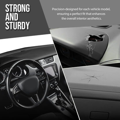 G-PLUS TPE Dash Cover Skin Dash Cover Overlay Skin Compatible with Dodge Ram 1500 2002 2003 2004 2005 / Dodge Ram 2500 3500 2003 2004 2005 Gray