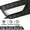 G-PLUS Black Front Bumper Fog Light Grilles Covers Driver and Passenger Side Fit Audi A5 S-Line S5 2013-2016 /Only Fit S-Line S5 Bumper Models/Not Fit For A5 Basic Version 8T0807681K 8T0807682K
