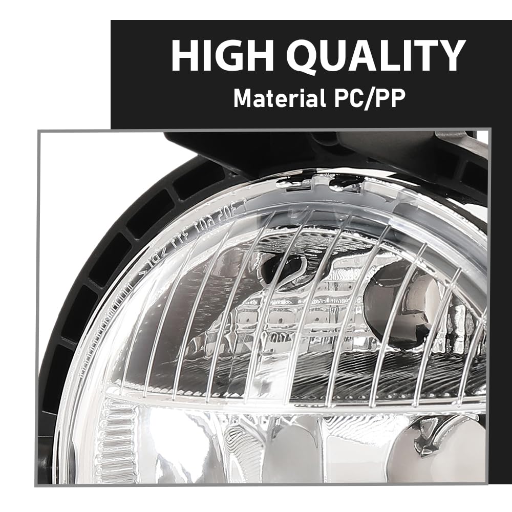 G-PLUS Front Fog Light Daytime Running Lamp Compatible with Mini Cooper Countryman R60 2010 2011 2012 2013 2014 2015 2016 63179802163 White