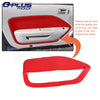 G-PLUS Compatible with 2005 2006 2007 2008 2009 Ford Mustang Red Synthetic Leather Door Panel Insert Card Covers Kit Replacement