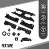 G-PLUS Gooseneck Hitch Prep Package Compatible with Ford F250 F350 F450 F550 Super Duty Truck 2017-2022 Fit 6.75' or 8' Bed Lengths LC3Z-5F057-A Black