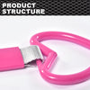 G-PLUS JDM Tsurikawa Ring Heart Subway Train Bus Car Handle Hand Straps Drift Charm,Rear Bumper Warning Ring (Pink)