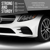 G-PLUS Front Left Outer Bumper Trim Compatible with Benz C300 2019-2023 For Models With AMG Styling 2058858902, MB1046160 Glossy Black