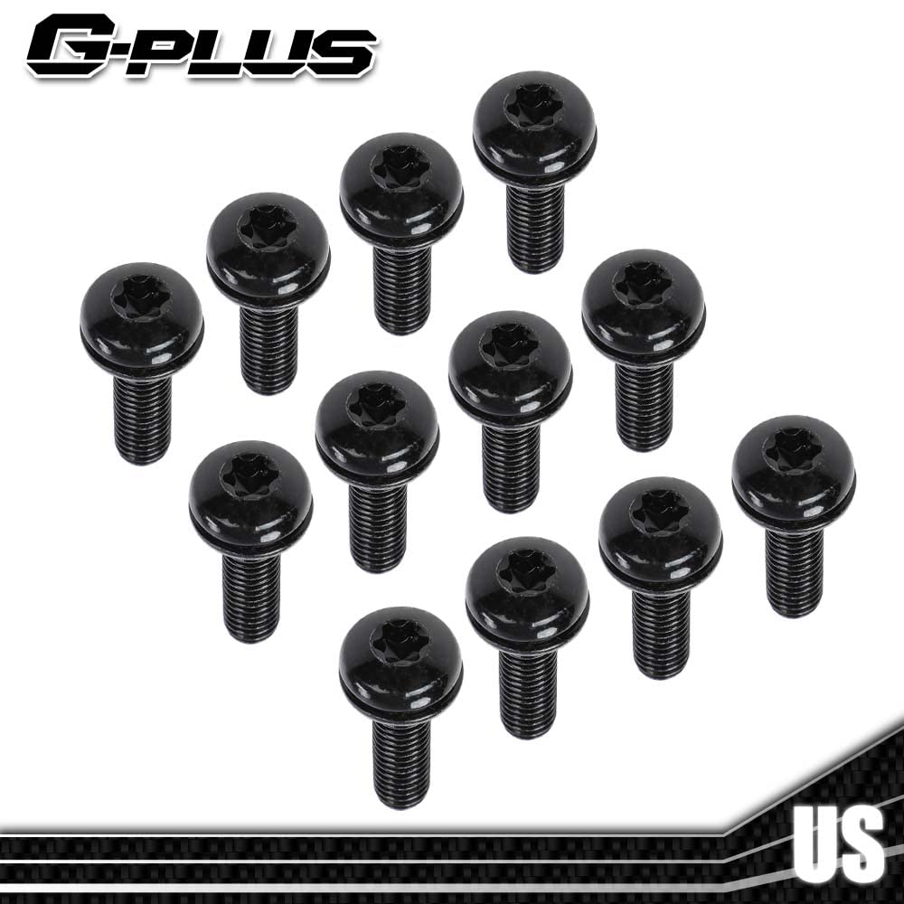 G-PLUS WindShield Frame & Hinge Screws Compatible with JK Model Jeep Wranglers Including 2007-2017 06508953AA