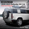 G-PLUS Right Rear Wheel Front Arch Compatible with Defender 90 110 2020-2023 Gloss Black