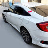 2pcs Window Louvers Cover Scoop Vent Sun Shade Fit for 2016-2018 Compatible for Honda Civic 10TH Sedan 4 Door Side ABS Window Louvers Cover Sun Shade 2016 2017 2018 16 17 18
