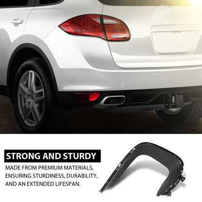 G-PLUS Rear Left Bumper Trim, Compatible with Porsche Cayenne 2011-2014, Driver Side, 958505837009B9, PO1182101