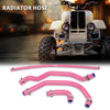G-PLUS Silicone Radiator Hose Kit Compatible with Yamaha Banshee 350 YFZ350 1987-2006 Pink