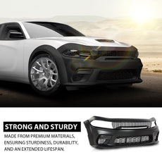 G-PLUS Front Rear Bumper Body Kit for Dodge Charger 2015-2023 SRT Widebody Style Product Details