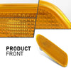 G-PLUS Front Bumper Marker Signal Light Passenger Side Compatible with Benz C Class C230 C320 2001-2005 2038200821, 203-820-08-21, MB2551102 Red