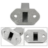 G-PLUS Motor Toter Stud w/Holes Fit Marine Tracker Silver