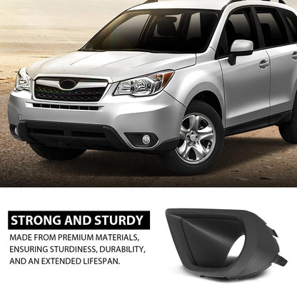 G-PLUS Fog Light Bezel Cover Left Driver Side Compatible with Subaru Forester 2.5i Model 2014-2016,Not Fit XT Models,Not Fit Forester 2.0XT Model 57731SG030, SU1038108