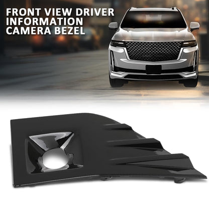 G-PLUS Front View Driver Information Camera Bezel Compatible with Cadillac Escalade ESV 2021-2022 84514356 Glossy Black