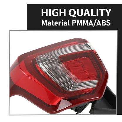 G-PLUS Tail Light Assembly Rear Brake Lamp Left with Wiring Harness & Bulb Compatible with Ford Explorer 2016-2019 FB5Z13405C Faros Traseros Luces Traseras