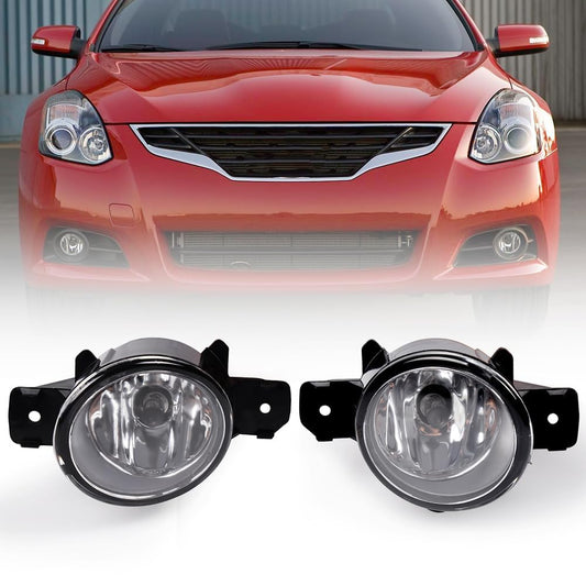 G-PLUS Fog Light Lamps Compatible with Nissan Sentra Altima Rogue Maxima Murano Versa Pathfinder/Infiniti Compatible With H11 Bulbs 1 Pair Left & Right