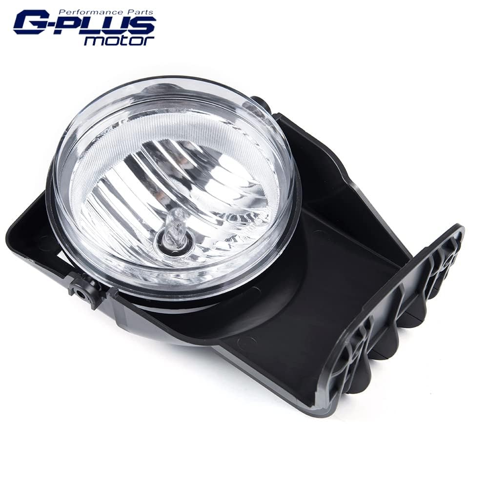 G-PLUS Bumper Fog Lights Pair Compatible With GMC Sierra 1500 2500 3500 2003-2006 Pickup Lamps Left and Right Clear