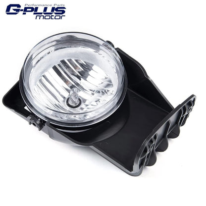G-PLUS Bumper Fog Lights Pair Compatible With GMC Sierra 1500 2500 3500 2003-2006 Pickup Lamps Left and Right Clear