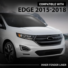 G-PLUS Front Right Fender Liner for Ford Edge 2015-2018 Passenger Side Front View