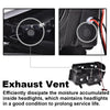 G-PLUS LED DRL headlights,Fit Chevy Colorado/GMC Canyon 2004-2012,Fit Isuzu i-280 i-350 2006/i-290 i-370 2007-2008 Headlamps, Clear Lens Black Housing Amber Reflector,faros delanteros Assembly
