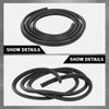 G-PLUS Front Door Rubber Weatherstrip Seal LH or Right 1pc Compatible with Cadillac Escalade 2002-2006 Fit for Chevy Silverado Suburban GMC Sierra 1999-2006