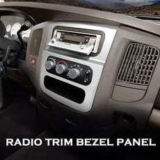 G-PLUS Center Radio Bezel Trim Panel for Dodge Ram 1500 2002-2005 Beige Side View