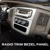 G-PLUS Center Dash Trim Bezel Radio Surround Panel Compatible with Dodge Ram 1500 2002-2005/Fits Dodge Ram 2500 3500 2003-2005 Beige