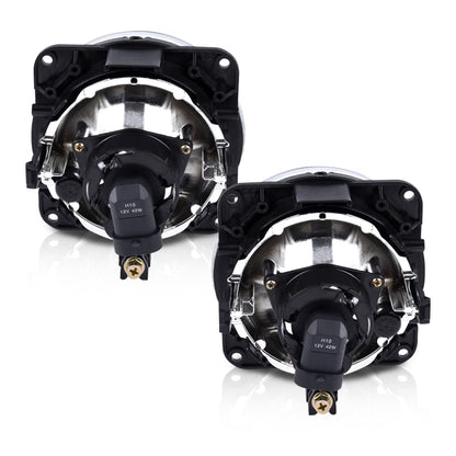Fog Lights Clear Lens Front Driving Light Assembly Compatible with Ford Mustang Cobra 03-04/Focus(SVT Models Only) 02-04/Escape 05-07 for Lincoln LS 2002