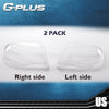 G-PLUS Front Headlight Lenses Cover, Compatible with 2005-2011 Toyota Tacoma, Left & Right Side Replacement Pair (Clear Lens)