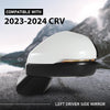 G-PLUS Power Heated Mirror w/Turn Signal Left Driver Side Compatible with Honda CRV 2023-2024 Power Folding 76258-3B4-H11 76208-3B4-H11 White