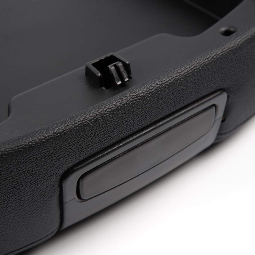 G-PLUS Front Center Console Armrest Lid Compatible with 2007-2014 Chevy GMC Silverado Sierra, Center Console Lid Assembly 15941534 19328718 15217111 (Black)